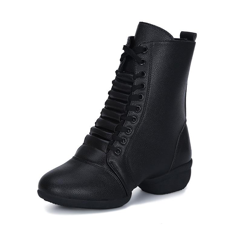 Women's Leatherette 4cm Heel With Lace-up Dance Shoes JazShoes