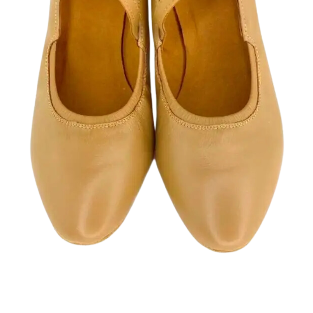 Women's Leatherette Customized Heel Pumps Ballroom Modern Dance Shoes