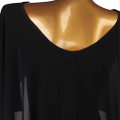 Women's V-neck Latin Dance Tops Ballroom Dance Wear