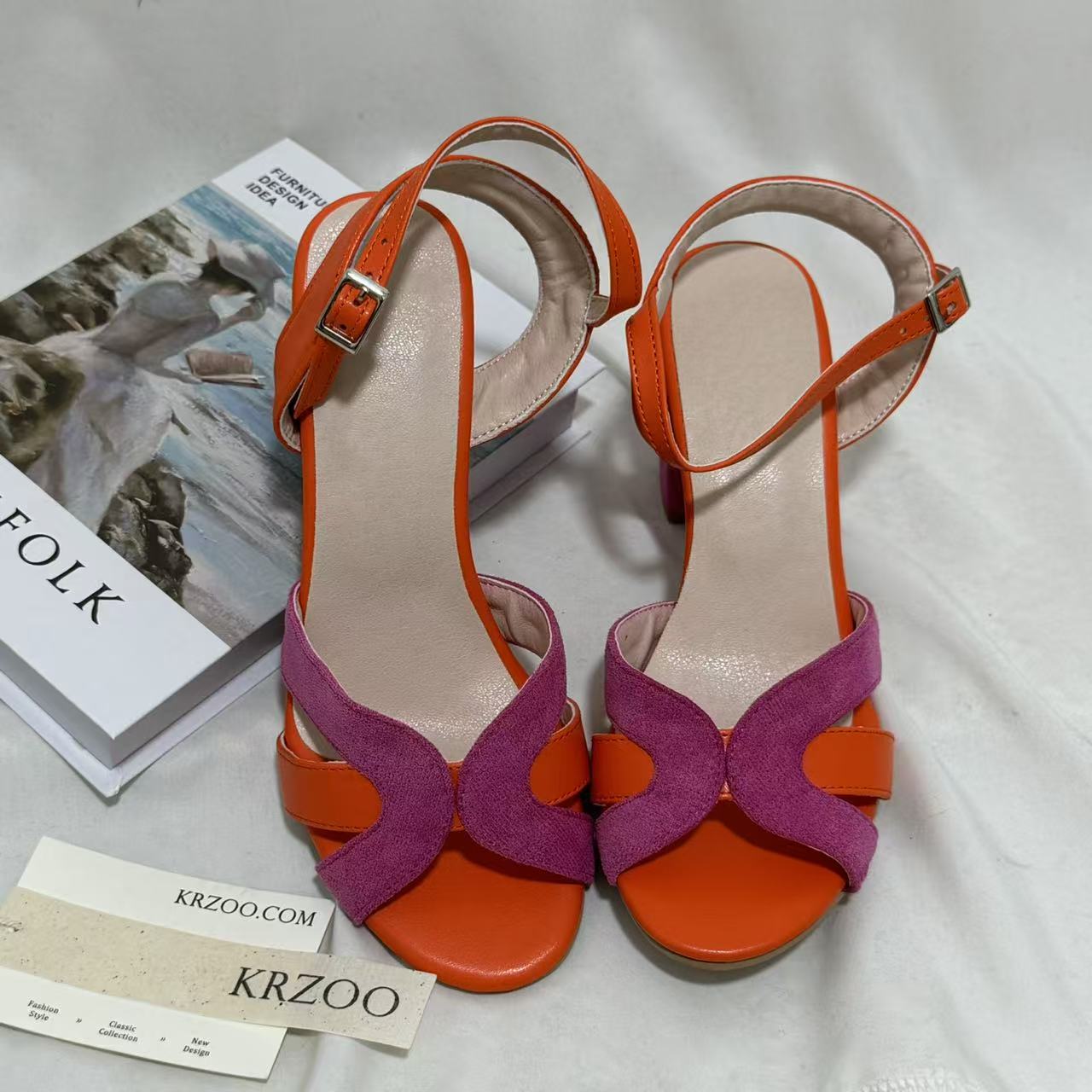 Strappy Open-Toe High-Heel Sandals