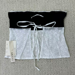 Wrap-around bodice with one shoulder opening