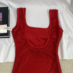 Strappy Backless Bodycon Dress