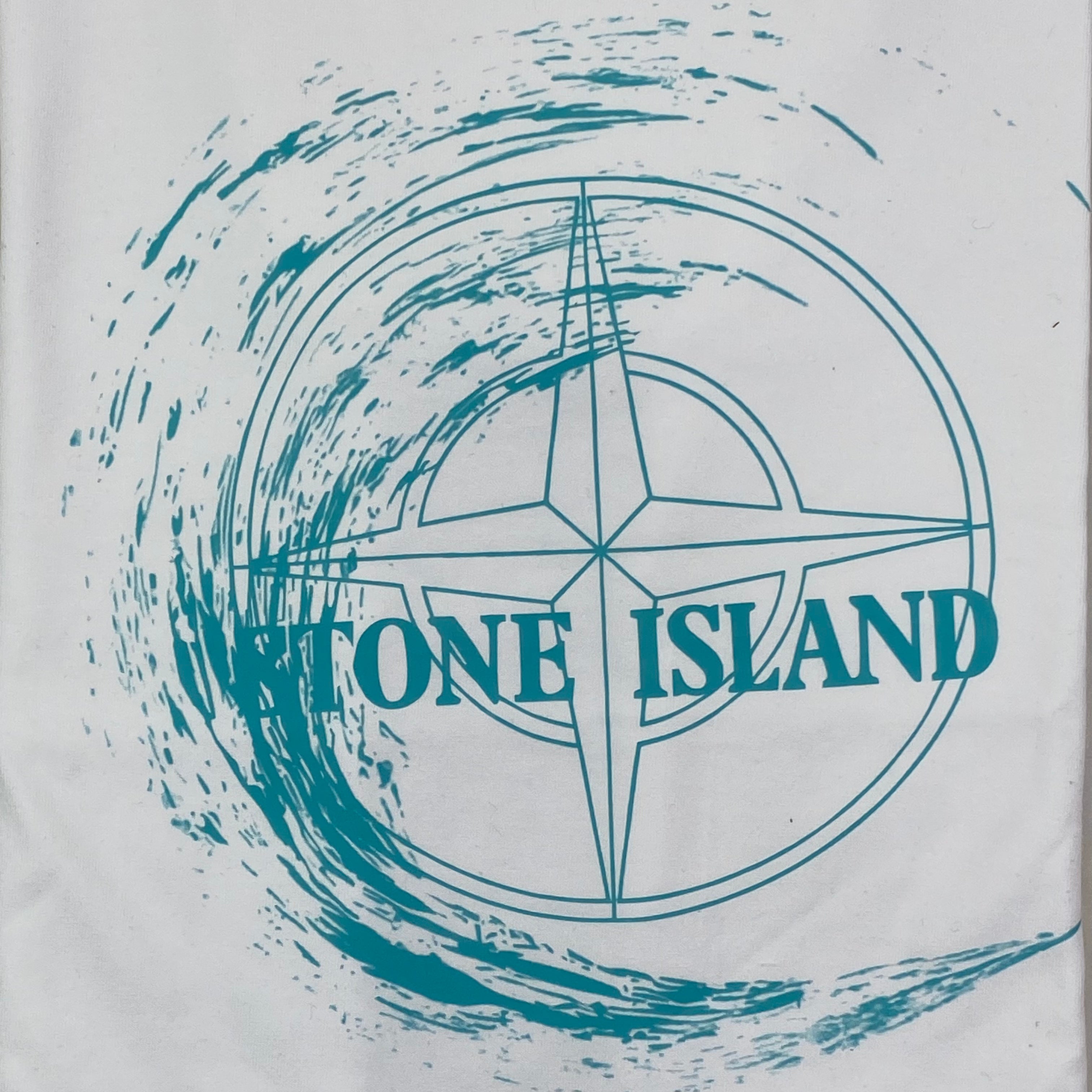 Large Compass Print Loose T-Shirt
