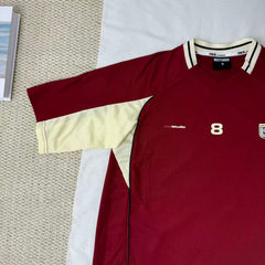 Quick-Dry V-Neck Short-Sleeve Sports Jersey
