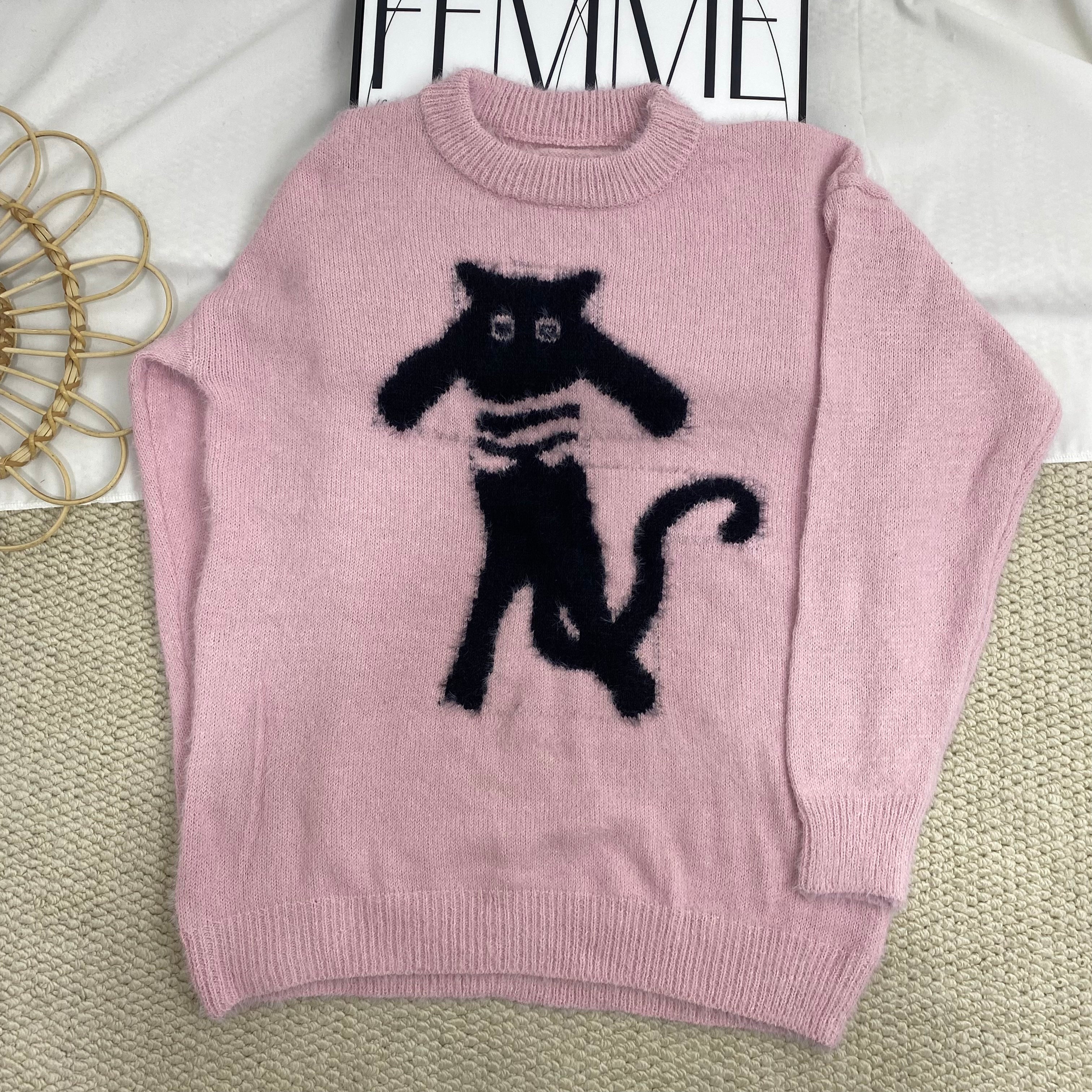 Lazy Style Loose Knit Sweater