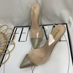 Diamond Transparent High Heels