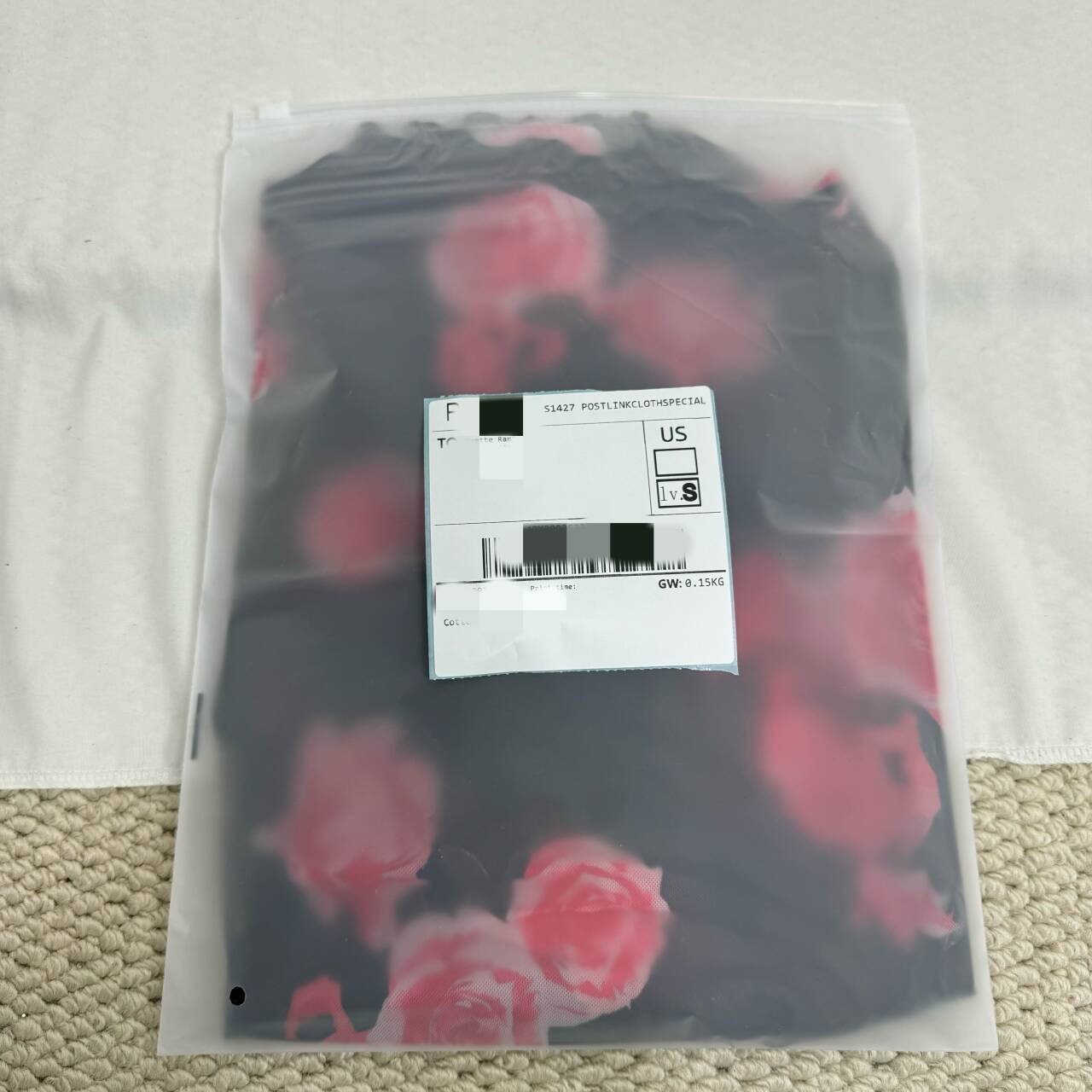 Mesh T-Shirt with Floral Print and Short Sleeves