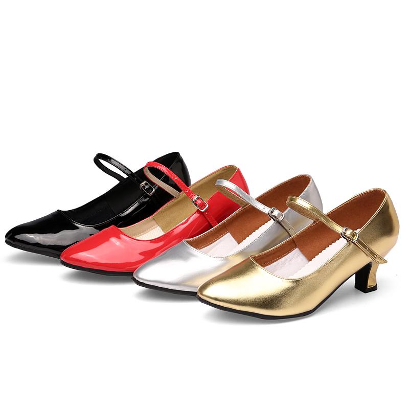 Women's Leatherette 5.5cm Heels Modern With Buckle Ballroom Dance Shoes Modern Shoes