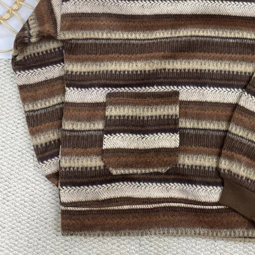 Retro Striped Sweatshirt