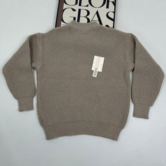 Heavy-duty thick needle textured sweater