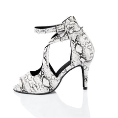 Women's Leatherette Customized Heel Dance Boots Salsa Dance Shoes
