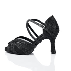 Women's Sparkling Glitter Customized Hee Latin Shoes Salsa Shoes Ballroom Dance Shoes
