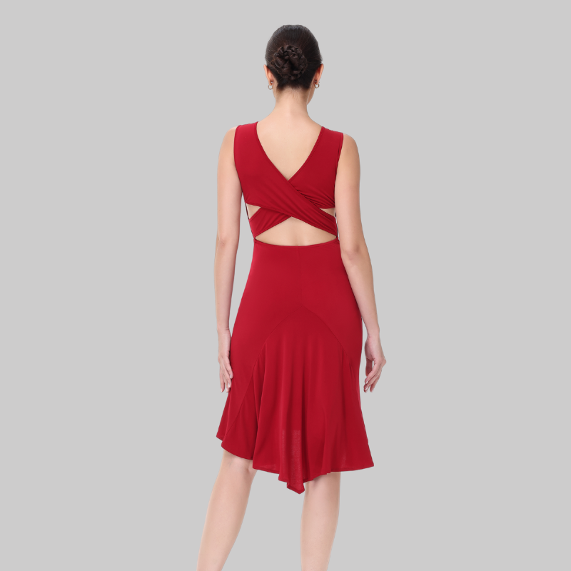 Customisable-Women's Sleeveless Dance Wear Dance Dress Performance Wear