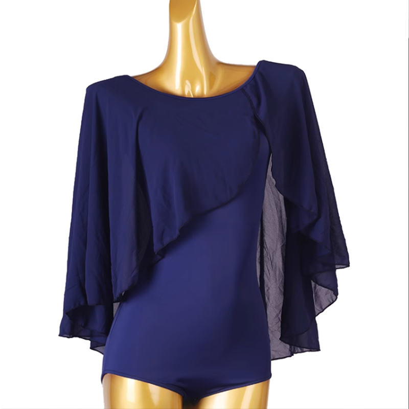 Women's V-neck Latin Dance Tops Ballroom Dance Wear
