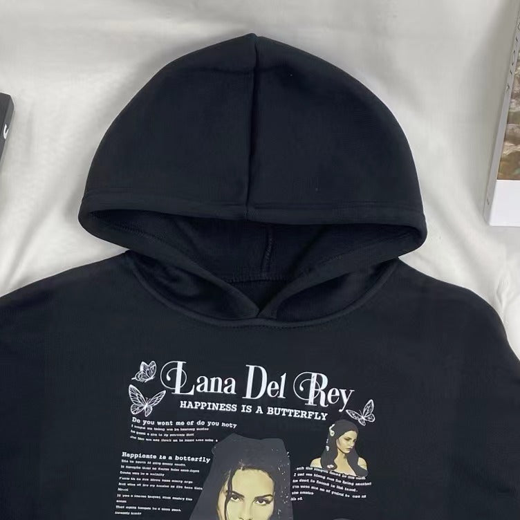 Printed Hooded Sweatshirt