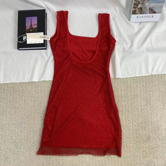 Strappy Backless Bodycon Dress