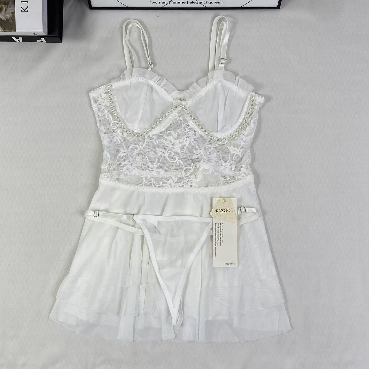 Lace lightweight sheer set