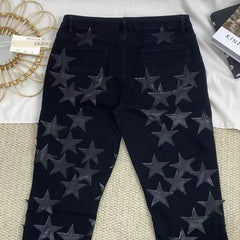 Ripped Star Casual Jeans