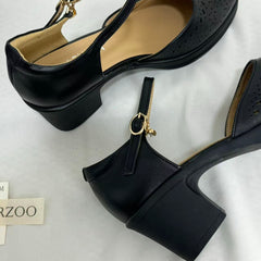 High-Heeled Strappy Andals