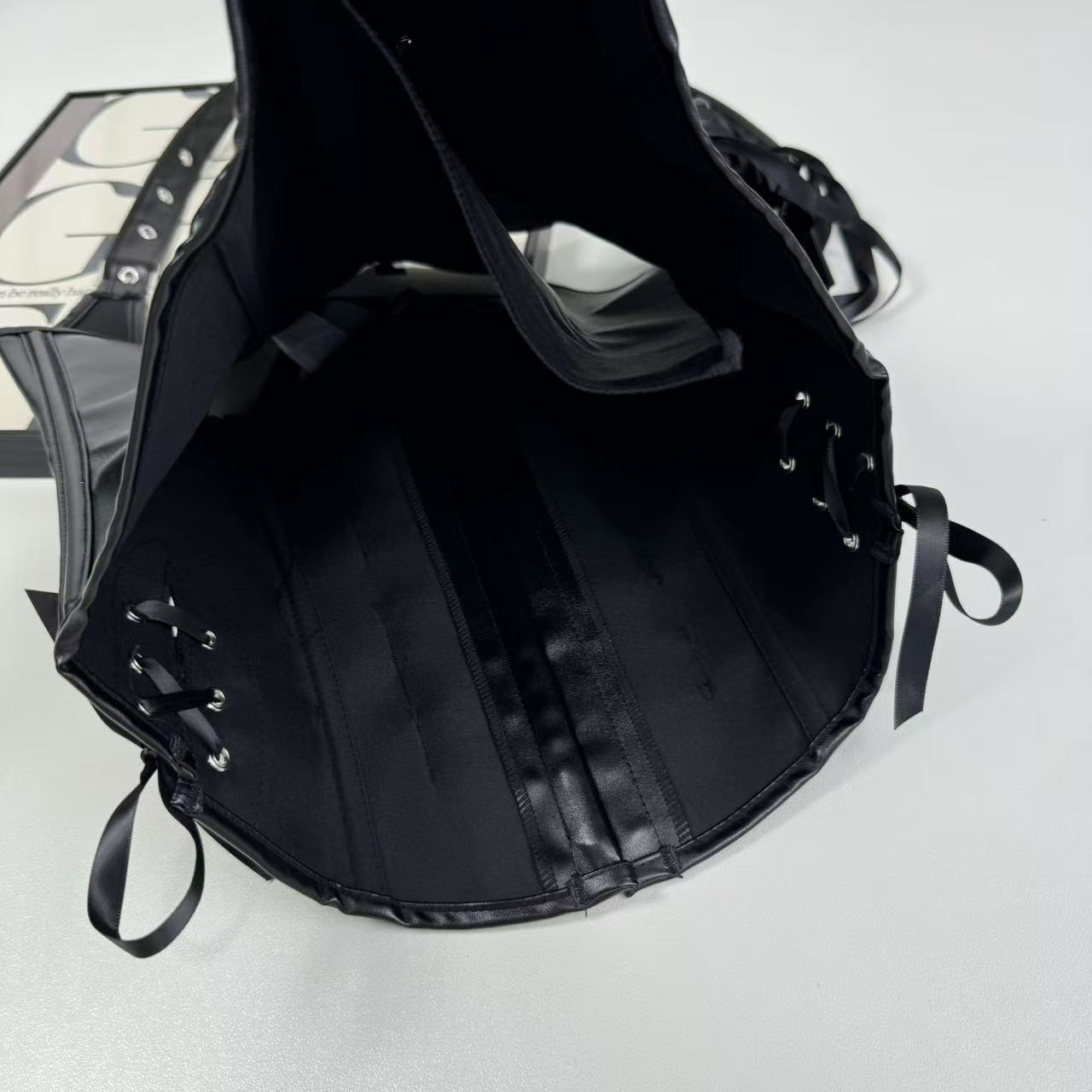 Shoulder straps around neck with PU waistband