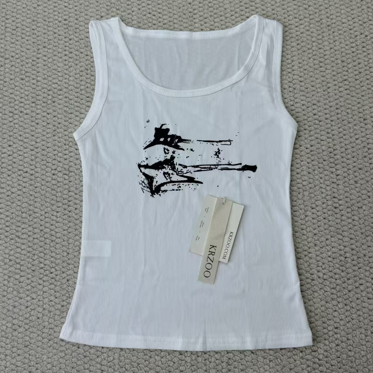 Vintage-style threaded sling vest