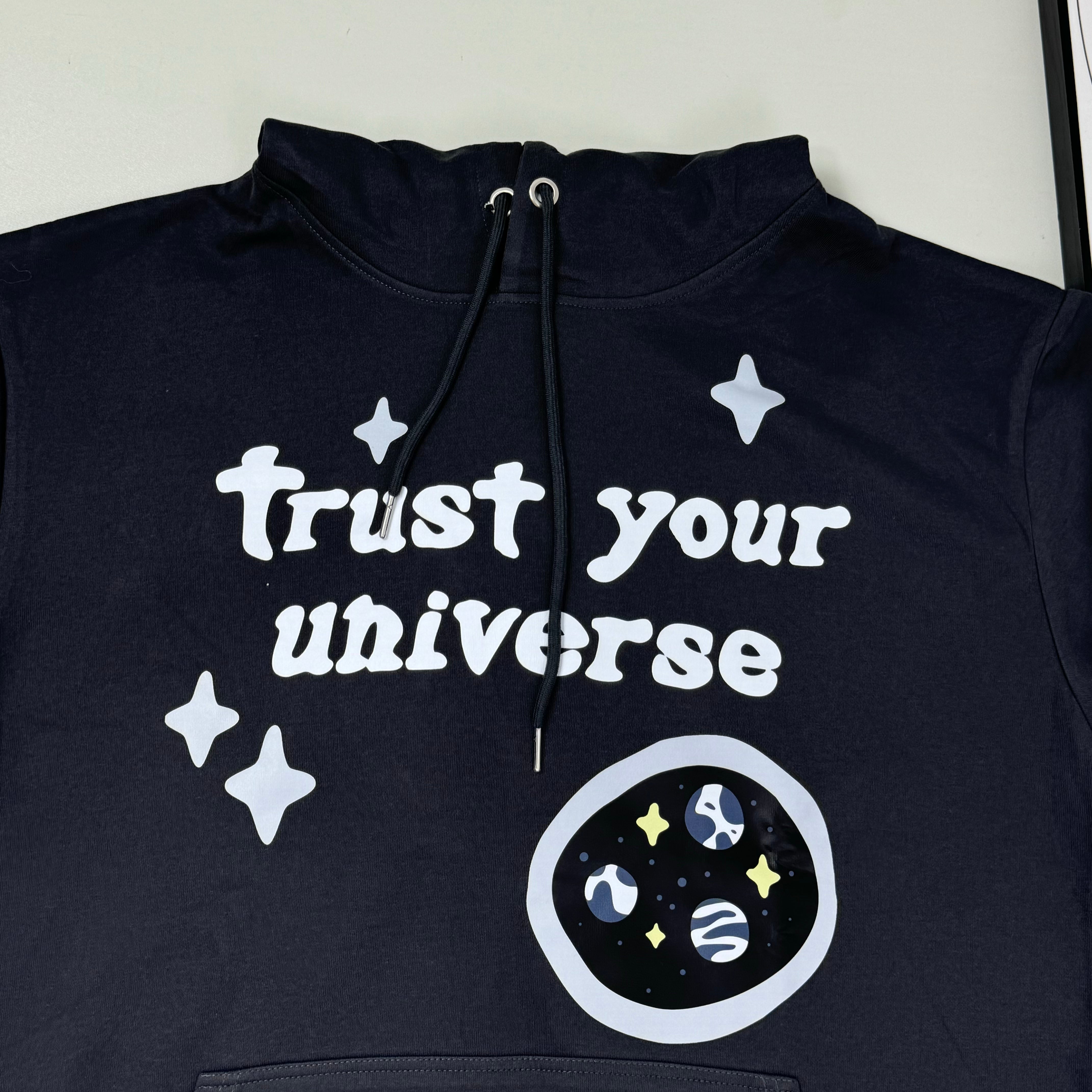 Cosmic Alphabet Printed Hooded Sweatshirt