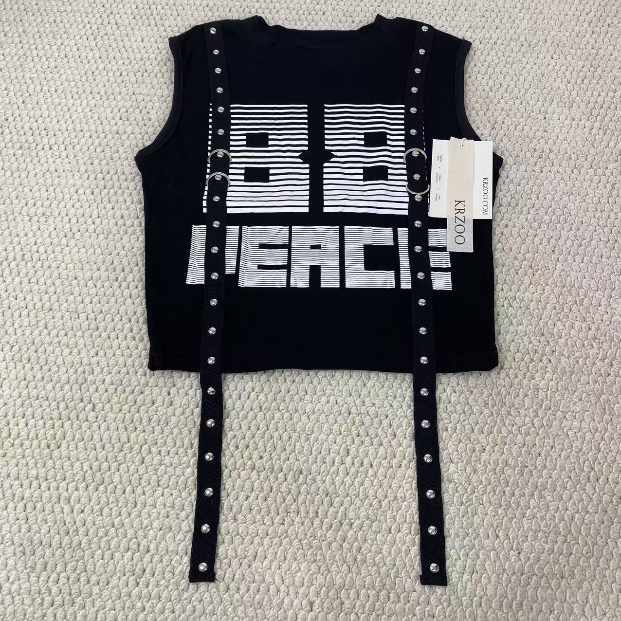 2KY Street Dance Hip-Hop Short Shirt