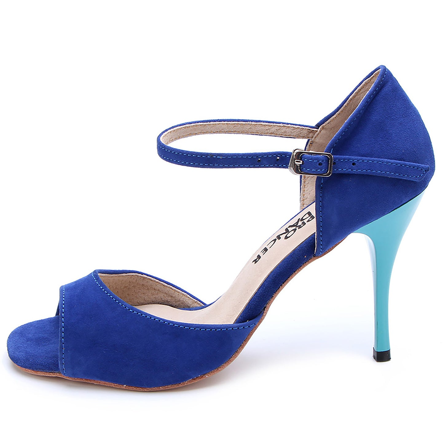 Women's Blue Real Leather 7cm/9cm Heels Dance Shoes Tango Shoes