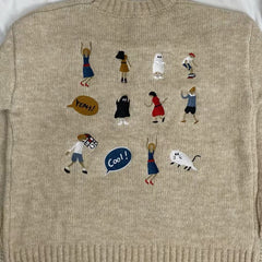 Embroidered Soft And Cozy Sweater