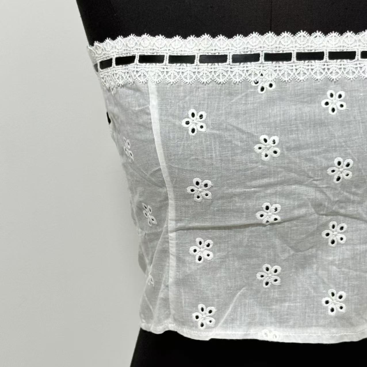 Waist-Cinching Single-Breasted Top