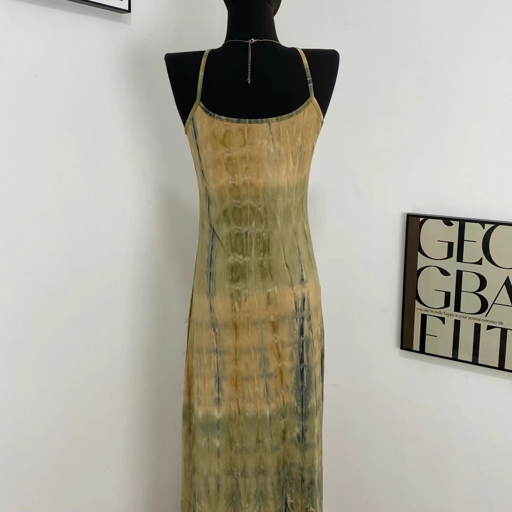 Printed And Dyed Reversible Dress
