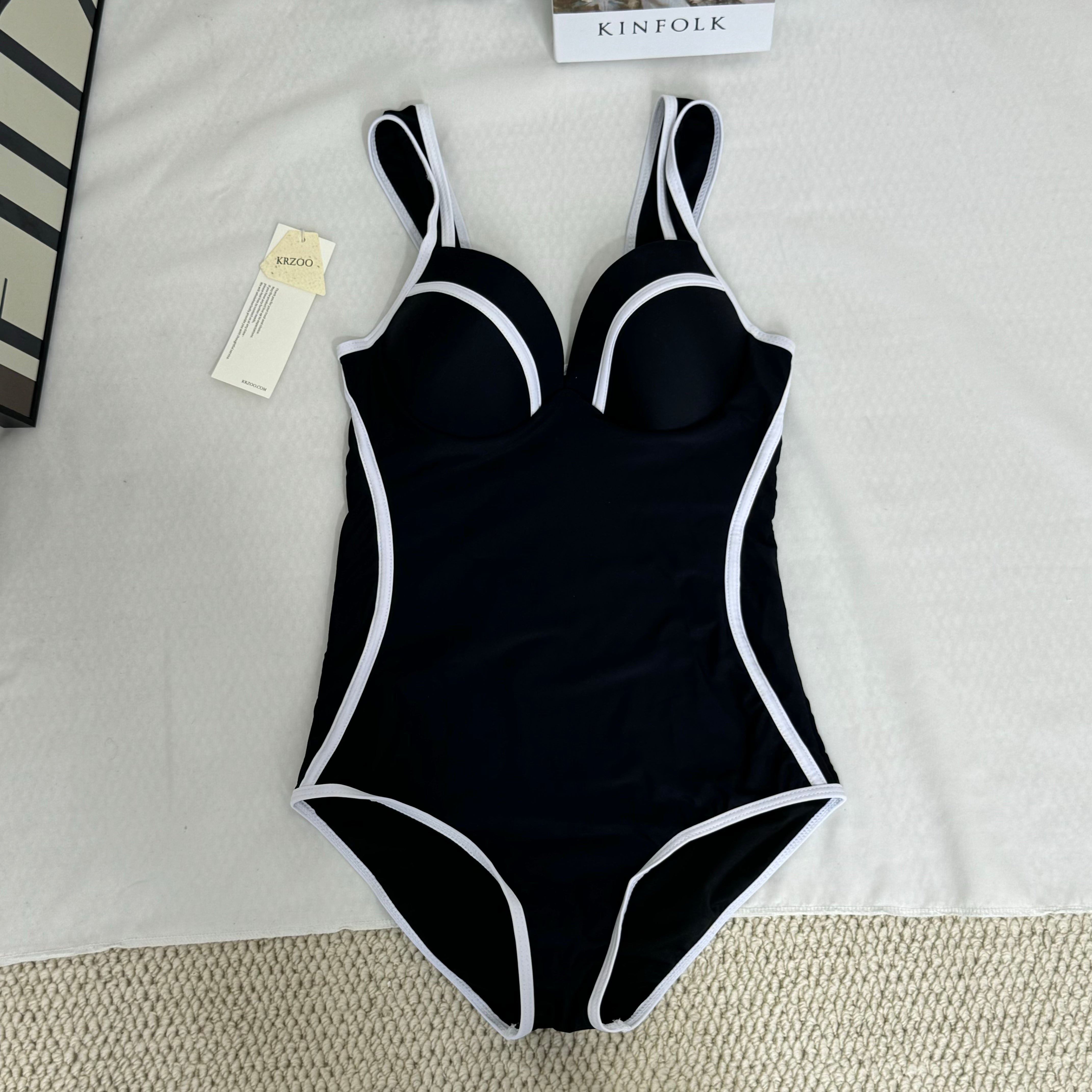 High-Waisted Slimming Swimsuit