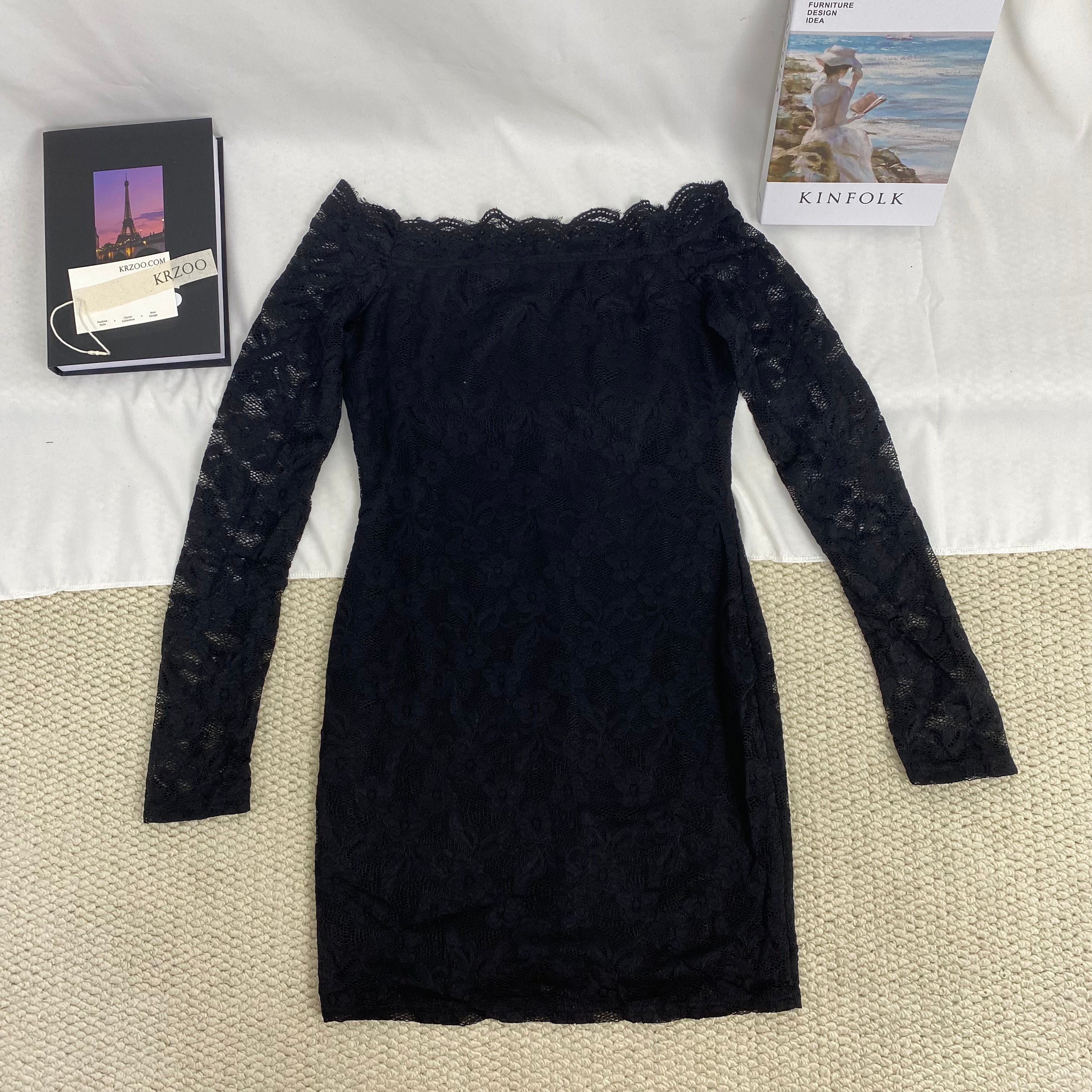 Lace Off-The-Shoulder Dress