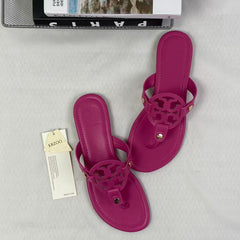 leather slip-on sandals