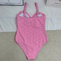 One-Piece Swimsuit With Adjustable Straps