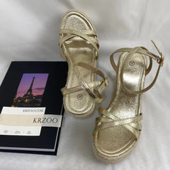 Platform Open-Toe Sandals