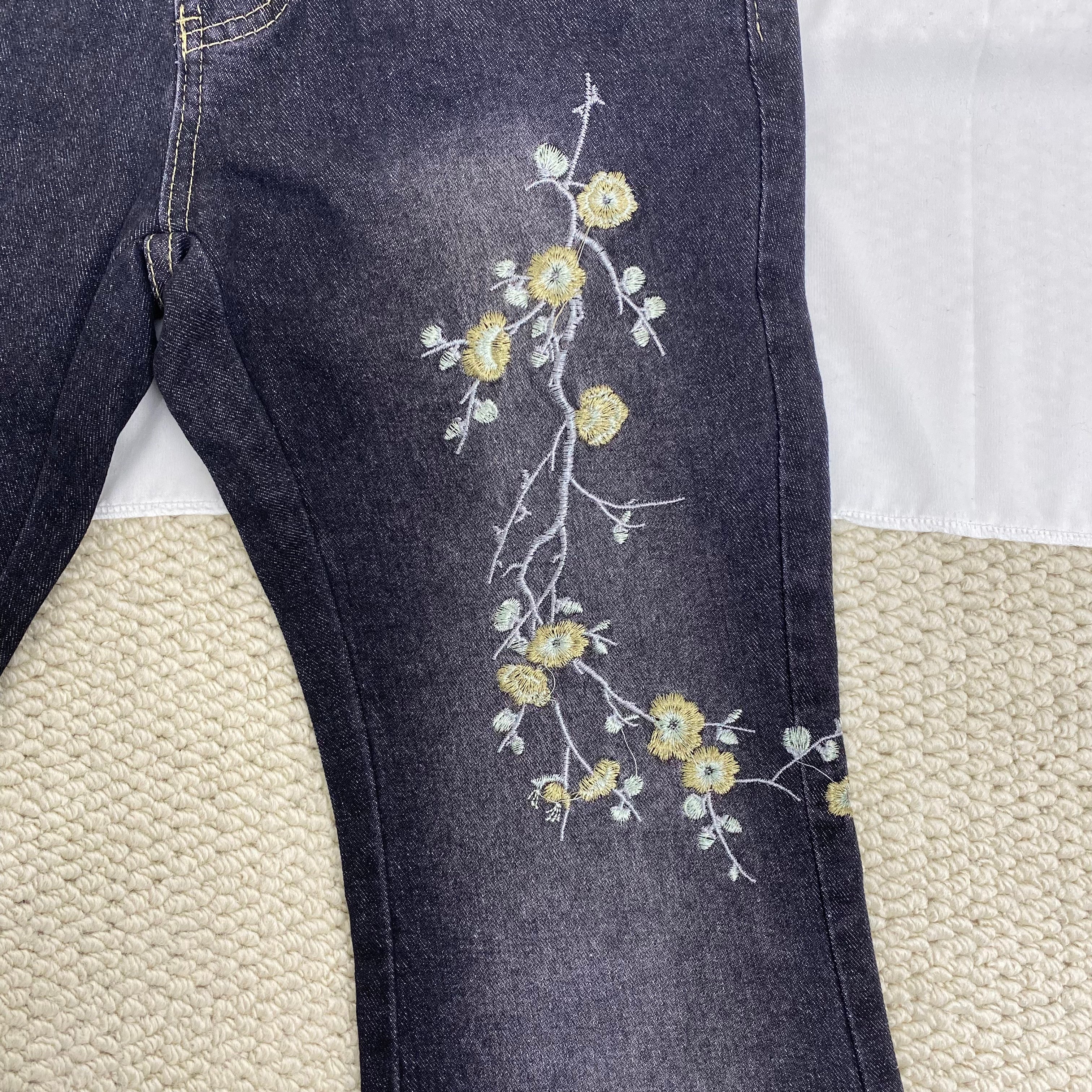 Flared Low-Rise Trousers