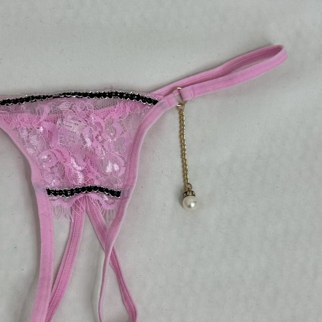 Lace European And American Style Low-Waisted Thongs