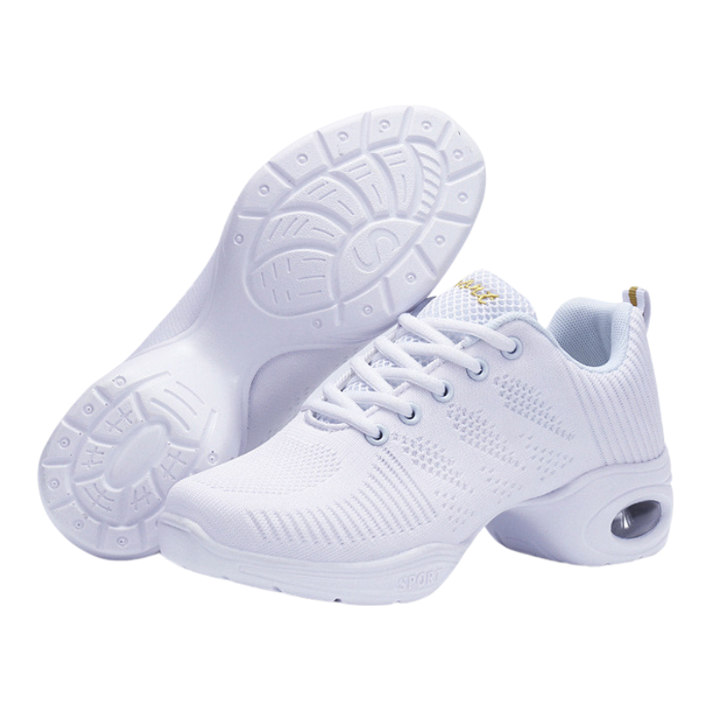 Women's Mesh JazShoes Lace-up Dance Sneakers