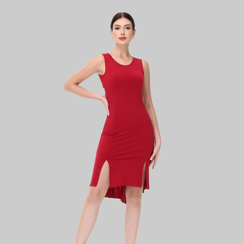 Customisable-Women's Sleeveless Dance Wear Dance Dress Performance Wear