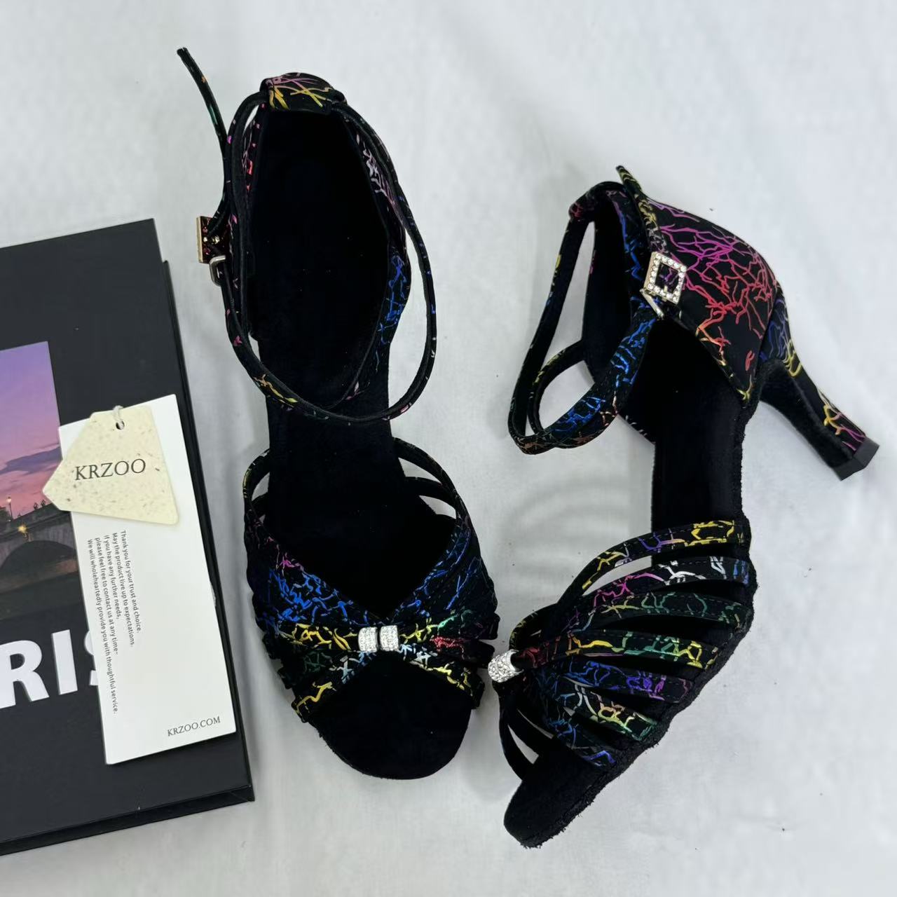 Soft-Soled Indoor High-Heeled Dance Shoes