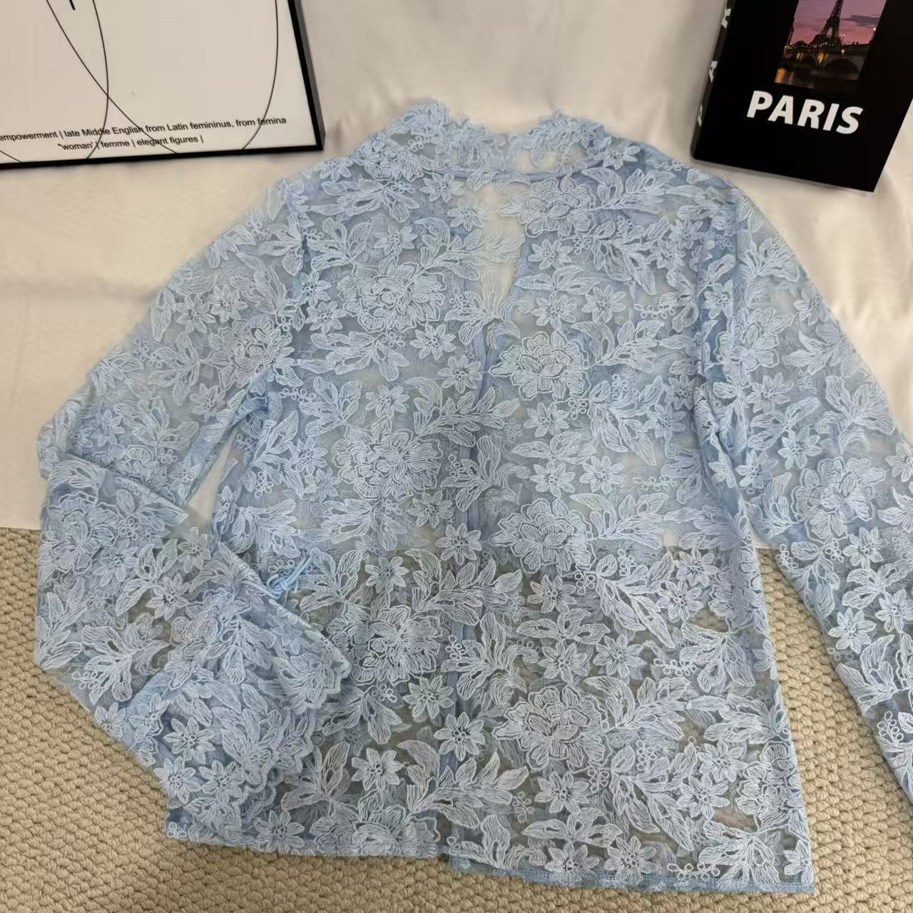 Openwork Casual Lace Shirt