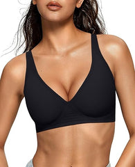 Deep V Jelly Bra No Underwire