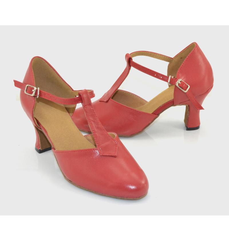 Women's Leatherette Customized Heel Ballroom Dance Shoes Modern Shoes