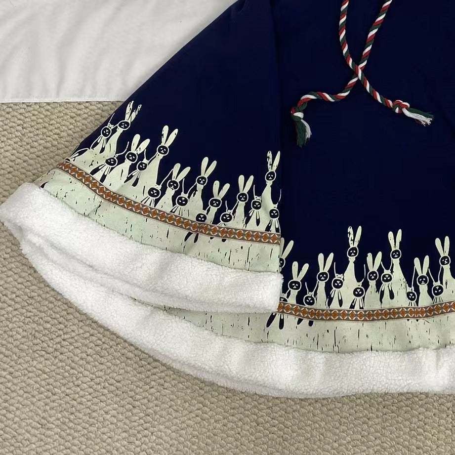 Cute Patchwork Rabbit Ear Jacket