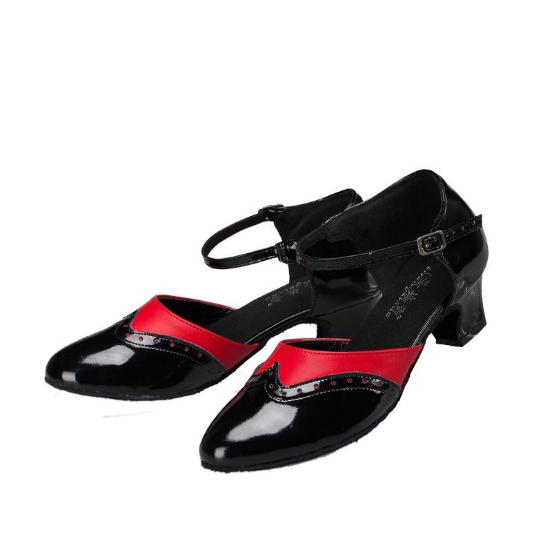 Women's Leatherette 5cm/6cm Heels Ballroom Swing Dance Shoes Character Shoes