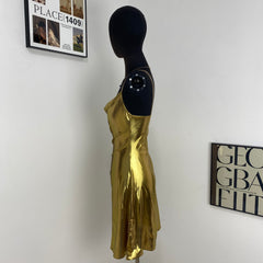 Elegant Low-Cut Backless Slip Dress