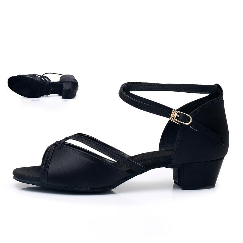 Women's Satin 3.5cm Heel Ballroom Dance Shoes Latin Dance Shoes