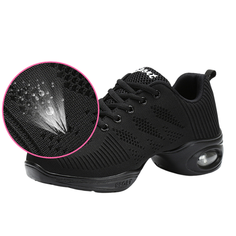 Women's Mesh JazShoes Lace-up Dance Sneakers