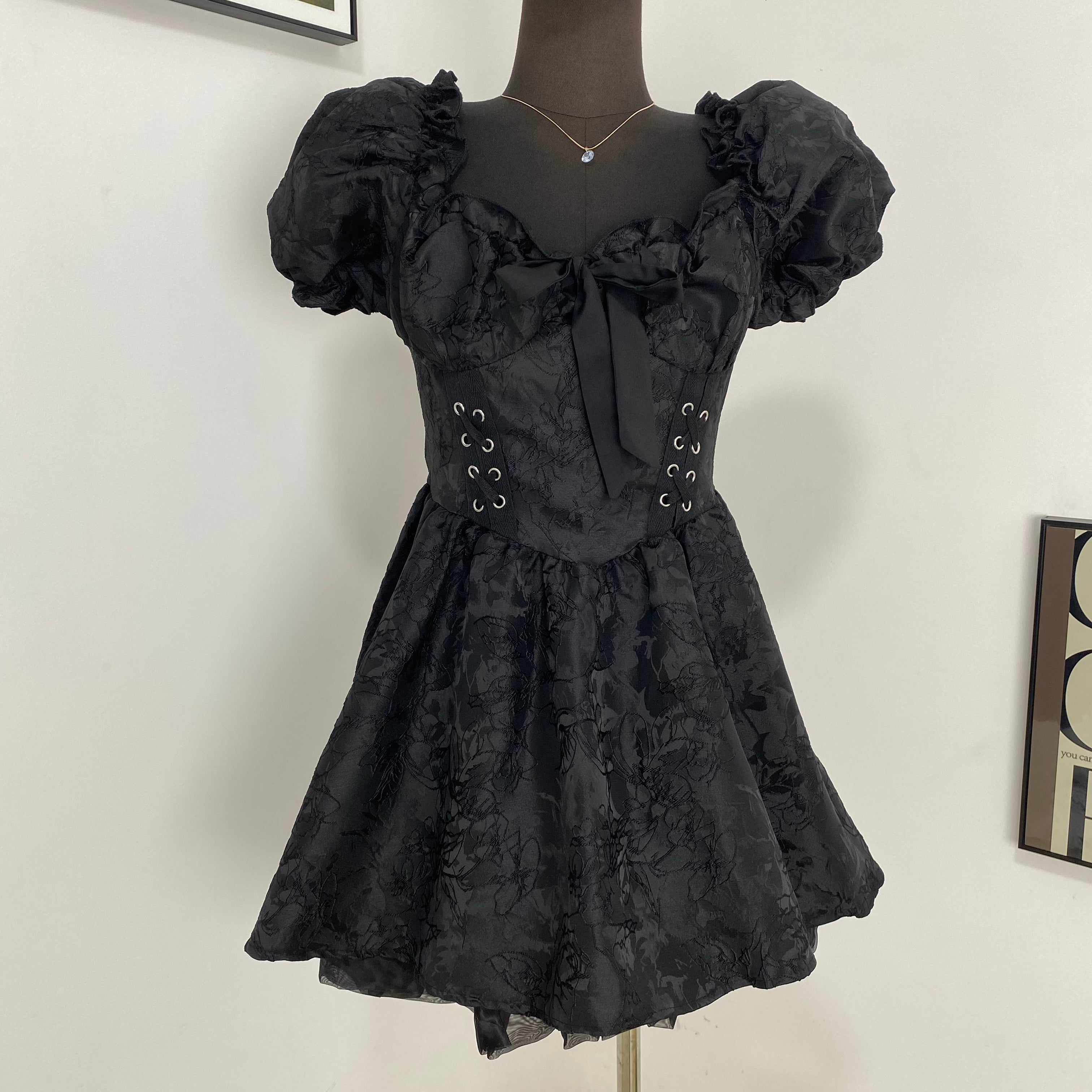 Luxury Puff Sleeve Dress